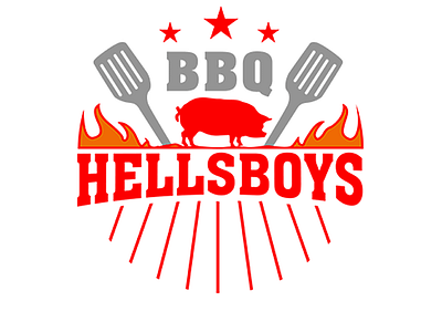 BBQ blog logo blog branding design logo