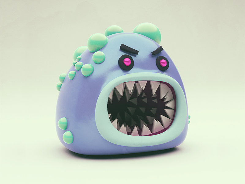 angry bacteria by Irakli Gharibashvili on Dribbble