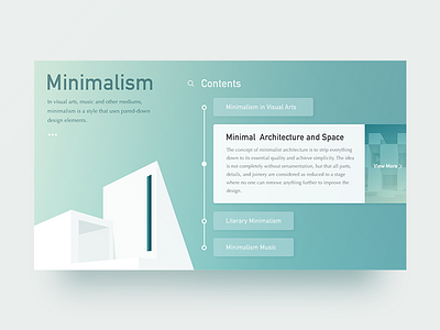 Minimal Architecture architecture gradient illustration layout minimalism website