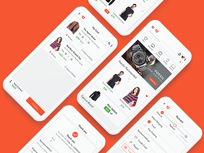 Ecommerce Mobile App app branding ecommerce magento photoshop shopping ui