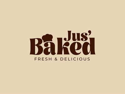 Jusbaked brand brand design brand identity brand identity design brand identity logo branding design illustration logo