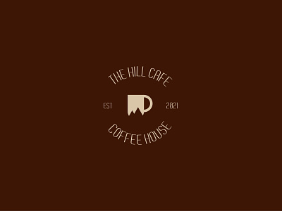The hill cafe brand brand design brand identity brand identity design brand identity logo branding design illustration logo