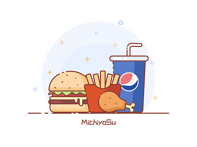 hamburger～🍔 cola food hamburger