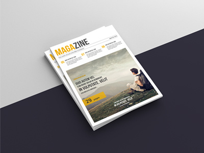 A4 Magazine / Brochure Mock-Up 