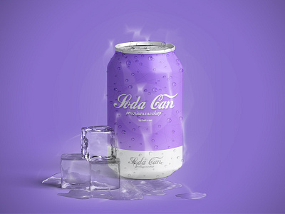 Soda Can Mockup work in progress