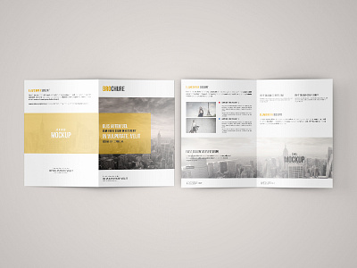 Freebie - A5 Bi Fold Brochure Mock-Up a4 a5 bi fold bifold free freebie mock up mock ups mockup mockups presentation