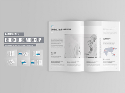 A4 Brochure / Catalog Mockup