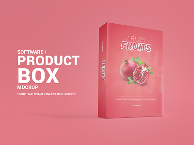 Software / Product Box Mockup box design graphic mock up mock up mockup mockups package packaging print product software