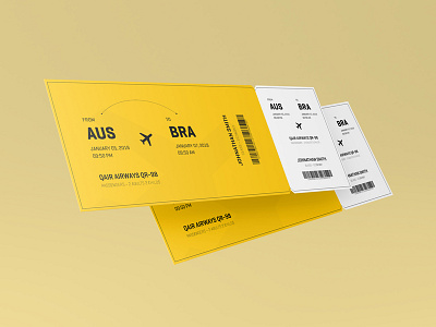 Ticket Mockup boarding card design event graphic mock up mock ups mockup mockups presentation ticket