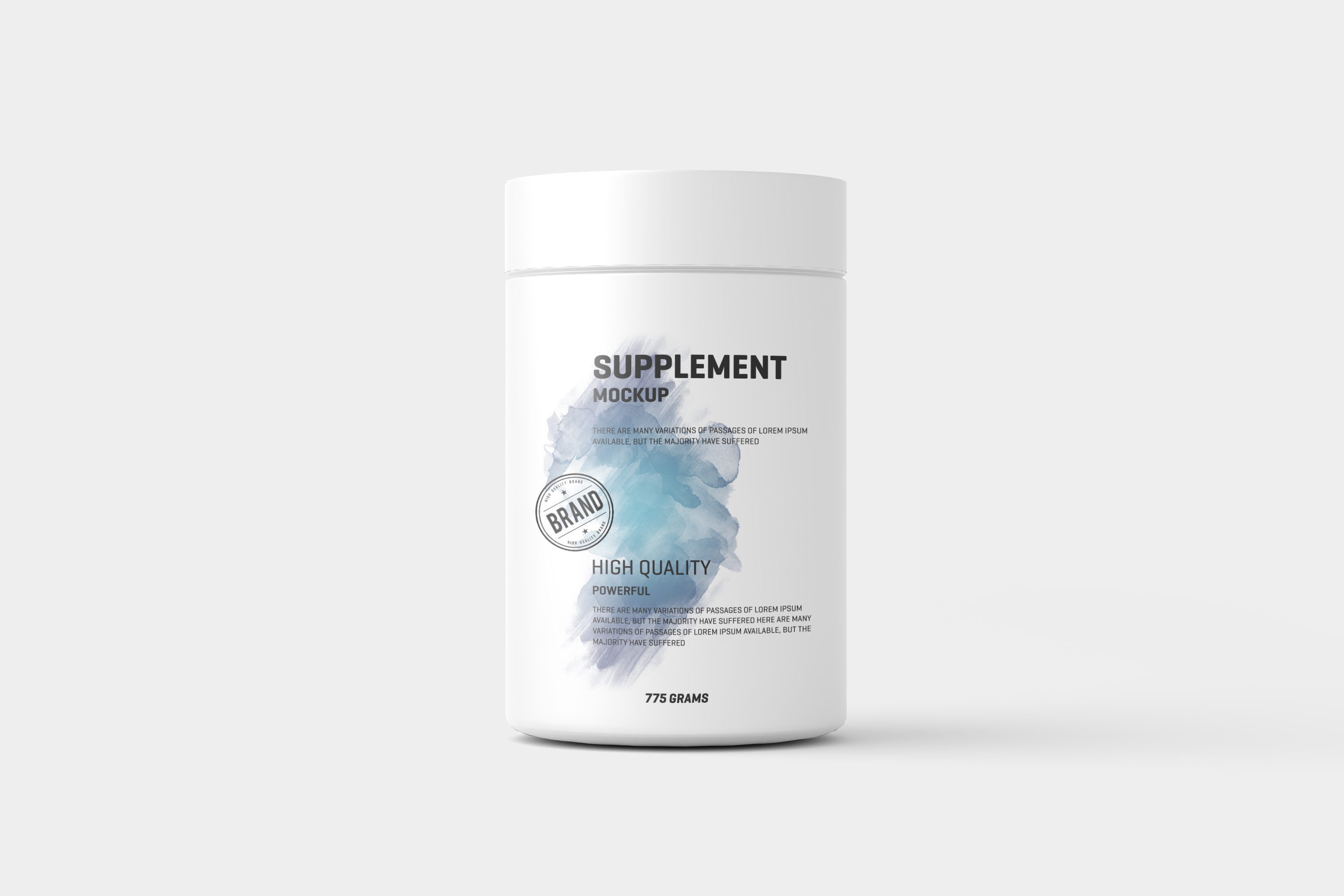 Download Supplement Protein Jar Label Mock Up By Toasin Studio On Dribbble 3D SVG Files Ideas | SVG, Paper Crafts, SVG File