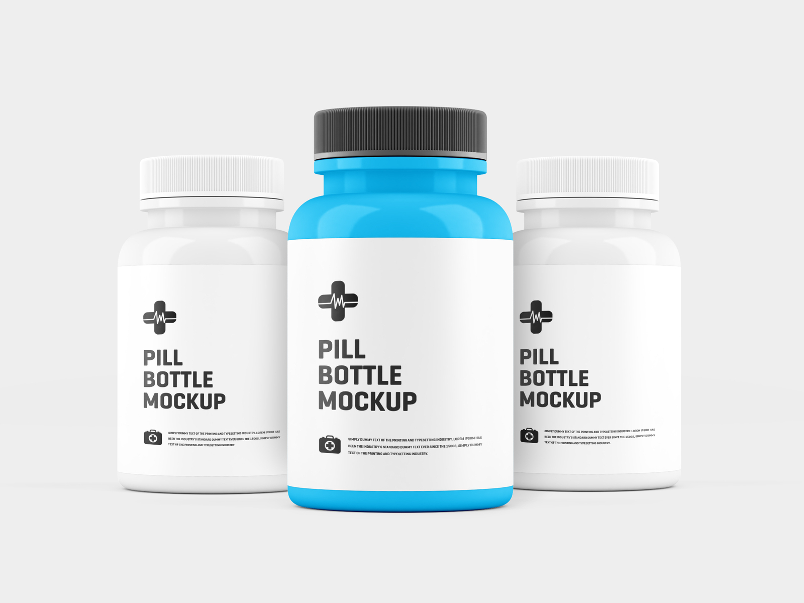 Pill Bottle Mockup by Mockupnest on Dribbble