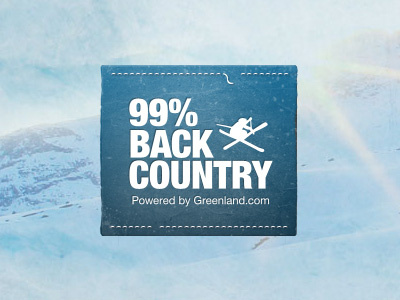 99% Backcountry logo webdesign