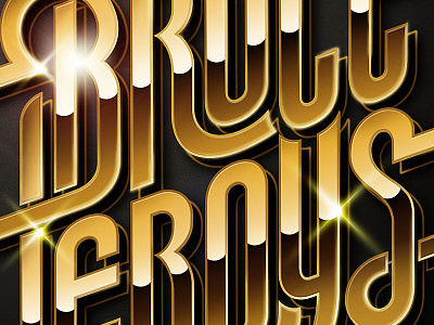 Bruce Leroys logo, final version