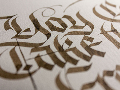 Calligraphy for tattoo
