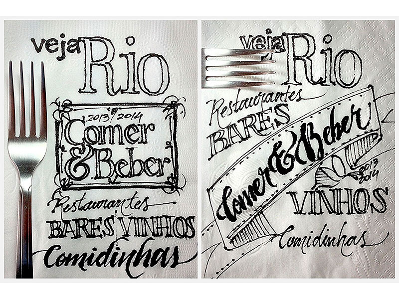 Handmade magazine cover handmade cover magazine sketch napkin calligraphy lettering all type typography
