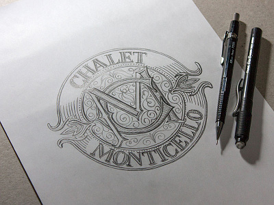 Logo design, sketch