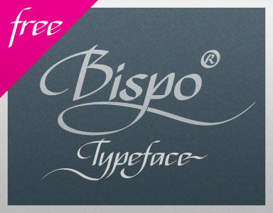 Bispo Free-font calligraphy free font jackson alves typeface typography