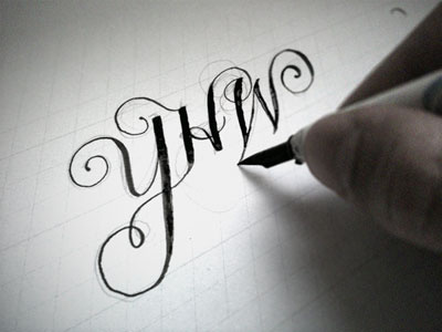 Calligraphy for a tattoo callygraphy lettering typography