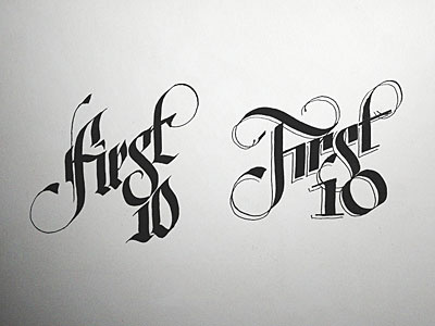 First 10 – new Sketches caligrafia curitiba calligraphy jackson alves lettering tipografia typography