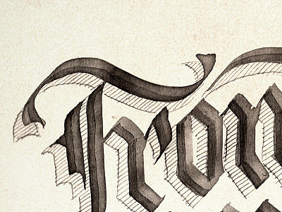 Wallpaper, ink version blackletter caligrafia calligraphy curitiba fraktur lettering tipografia typography