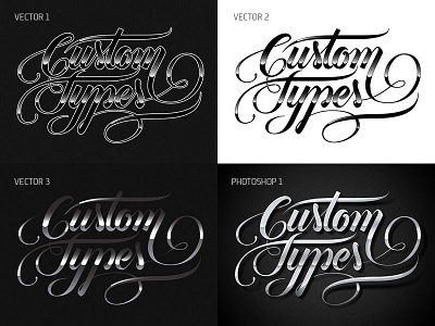 Versions… which one prefer? calligraphy custom types lettering typography workshop