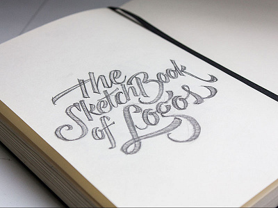 The (sketch)Book of Logos brand brush pen calligraphy handwritten lettering logo typography