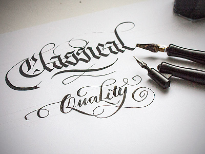 Preferred style? blackletter calligraphy copperplate fraktur typography