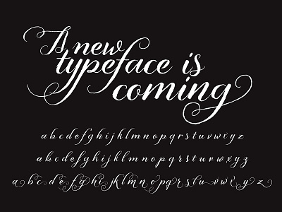 New typeface, soon…