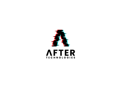 after technologies logo 3d after afterparty alogo black futuristic letter logo logo modern negative tech technologies