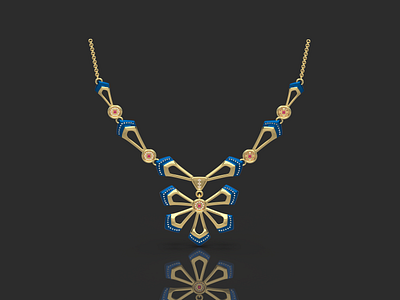 Modern Necklace 😍 | Maya 3D 3d community modern popular ui