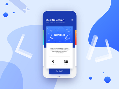 Quiz app by Marko Malinovic on Dribbble