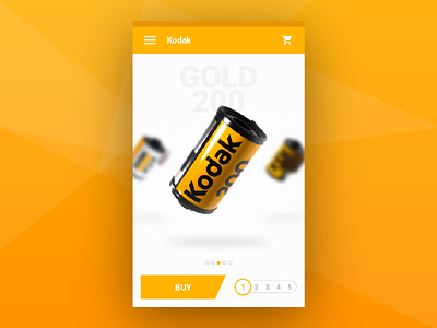 Kodak Store App android app buy ecommerce kodak material design mobile product sell store ui ux