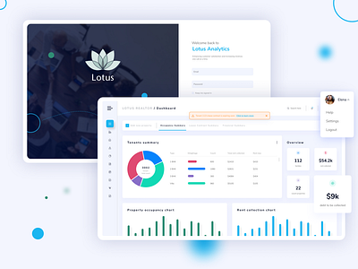 House rental Dashboard Concept