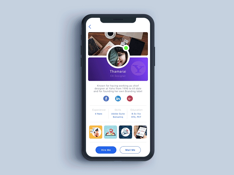 User Profile Concept