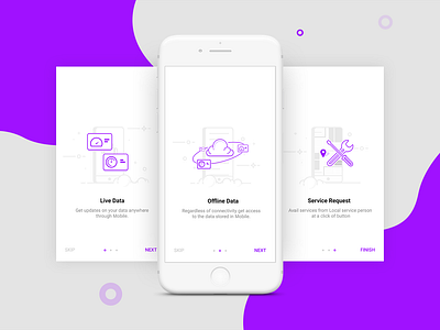 Onboarding for a Data Management Project app design illustration onboarding onboarding screens ui vector