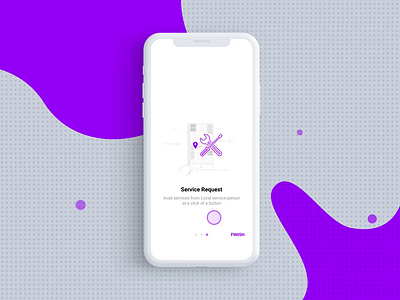 Onboarding for a Data Management Project after effects animation app design iphone mobile onboarding