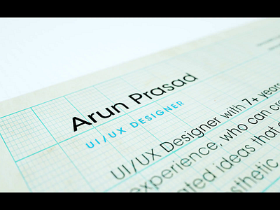 Resume : A Perspective 3d aftereffects application design job resume