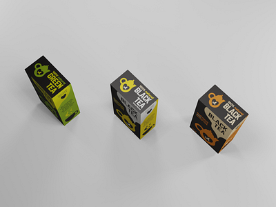 Tea packaging design - top shot