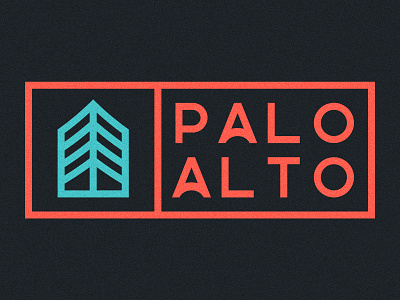 Palo Alto. Business center in Kyiv. brand identity branding creative business graphic design icon illustration it logo logotype mark office real estate red and green startup tree typography vector