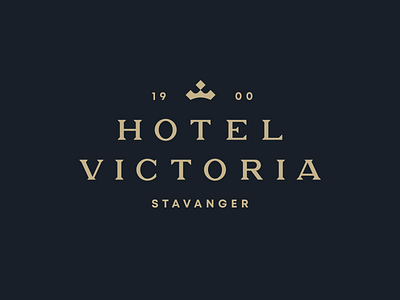 Hotel Victoria. Logo and sign system.