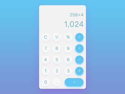 Freebie PSD: Calculator calculator daily dailyui free freebie photoshop psd template ui