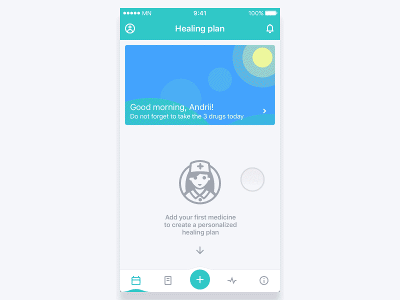 Nurse Mobile Personal Medical Assistant by Andrii Bondar on Dribbble