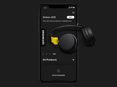 Urbanears Mobile App by Andrii on Dribbble