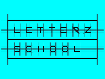 Logotype font creation. Letterz School animation branding creation design font gif icon lettering logo logotype mp4 scheme