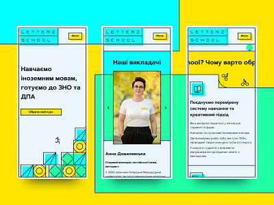 Mobile Web Design for Letterz School