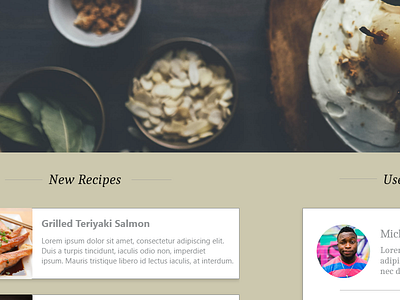 Fancy Cookbook mockup adobe xd design food mock uiux website