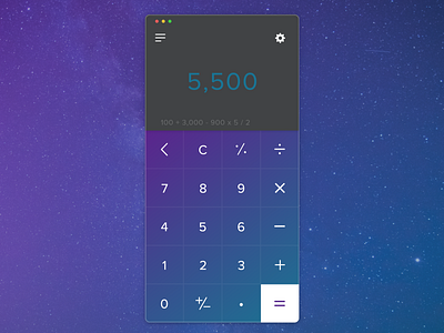 Calculator - DailyUI #004