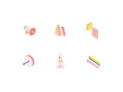 Isometric icons