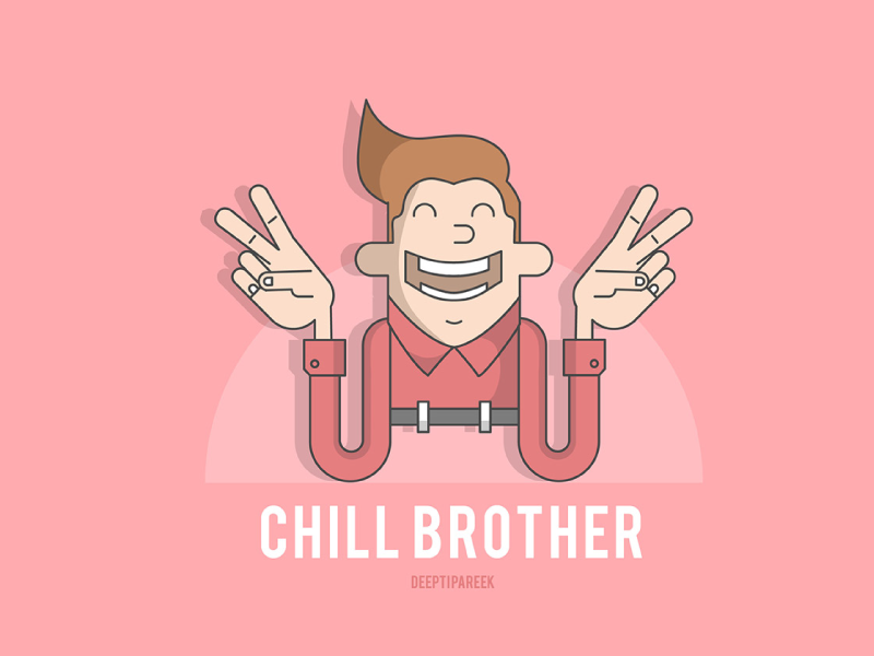 Types Of Brothers - 2 character-design graphic-design illustration yellow