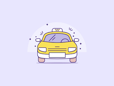 Cabs branding cabs character design colors fresh graphic design illustration social media taxi